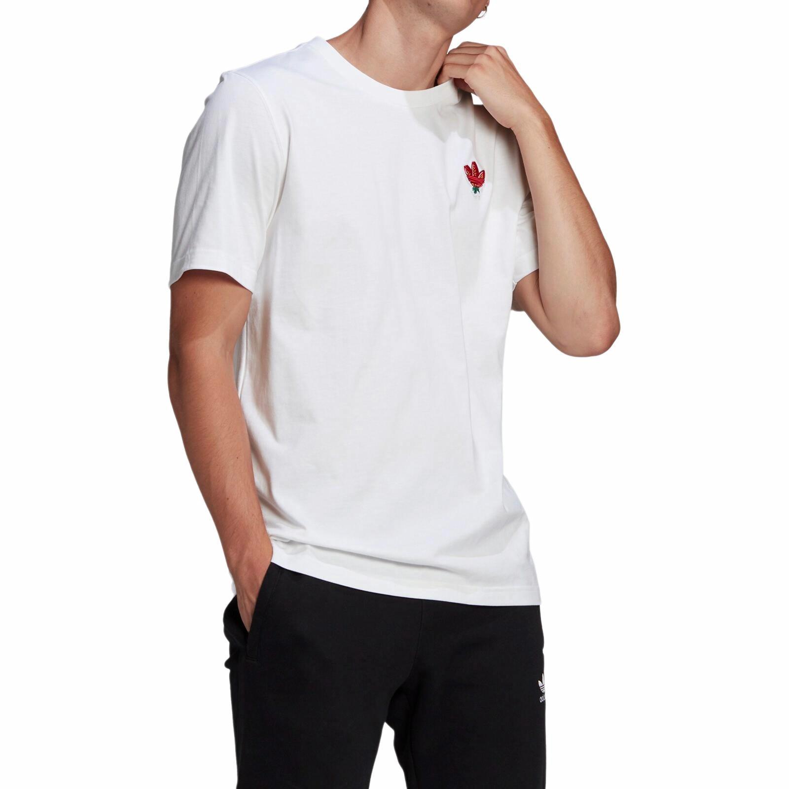 Мужская футболка adidas Fruit Badge Tee (белая) — фото 5