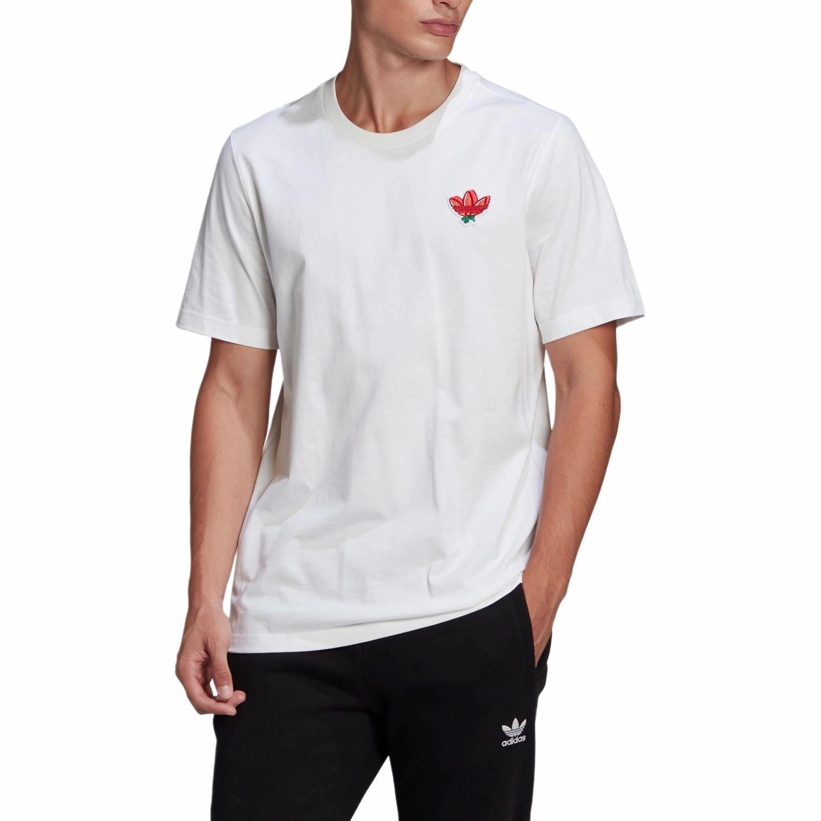 Мужская футболка adidas Fruit Badge Tee (белая) — фото 3