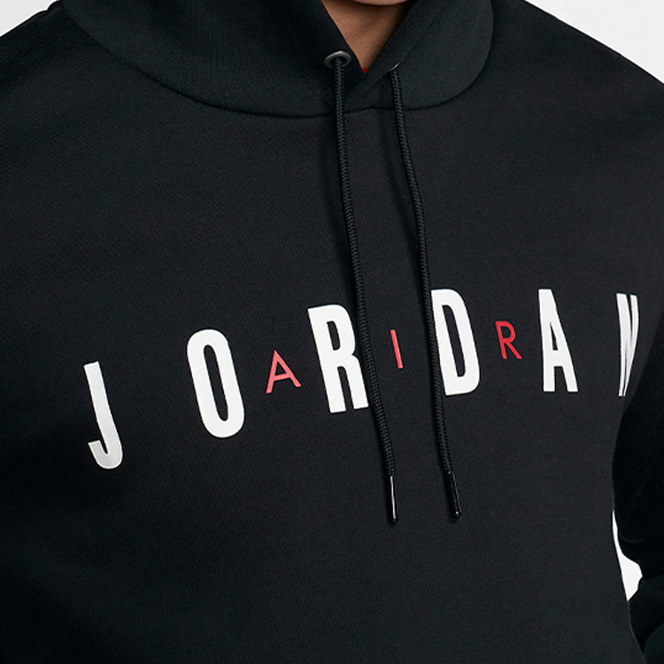 Мужское худи Jordan Air Flight Fleece (черное) — фото 5