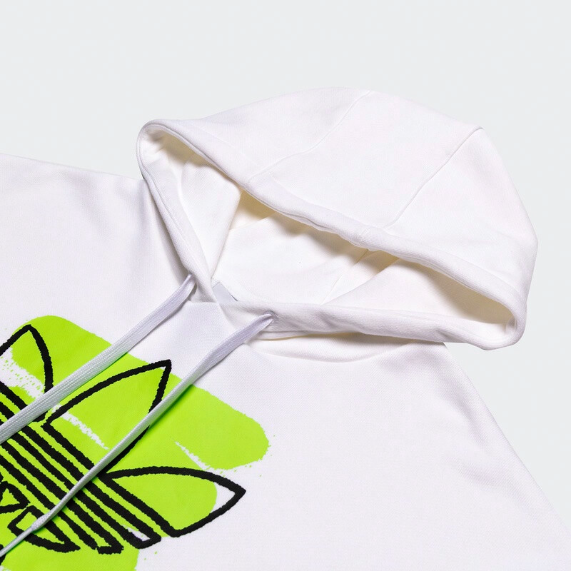 Мужское худи adidas originals Big Logo (белое) — фото 3