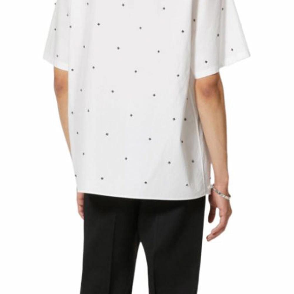 Мужская рубашка Valentino Rockstud Shirt (белая) — фото 6