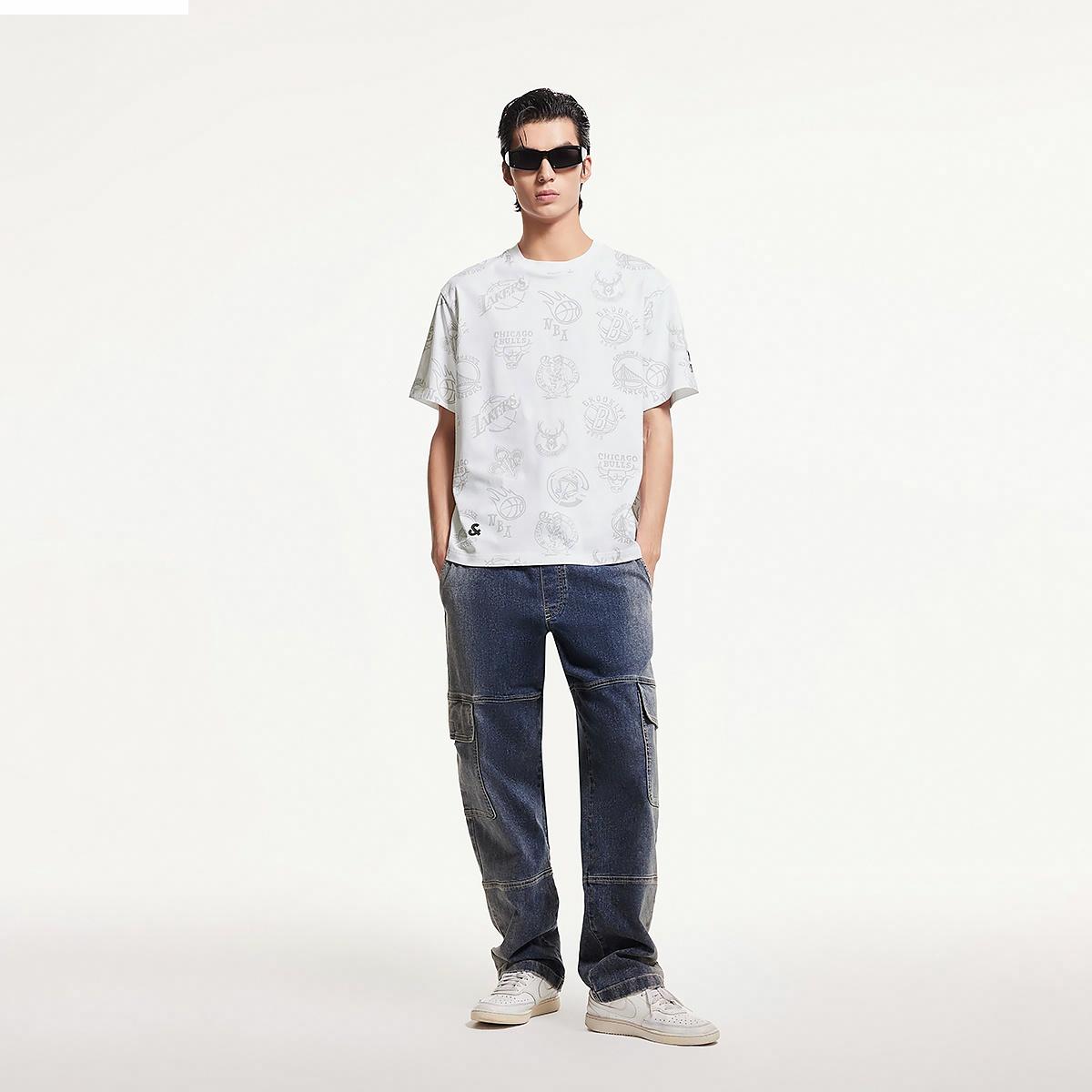 Футболка JACK JONES x NBA T-shirt (разноцветная) — фото 3