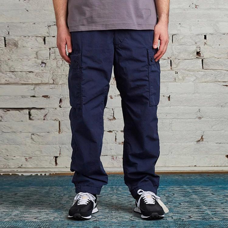 Штаны nanamica SS22 Easy Cargo Pants (однотонные) — Дымчато-черный — фото 3