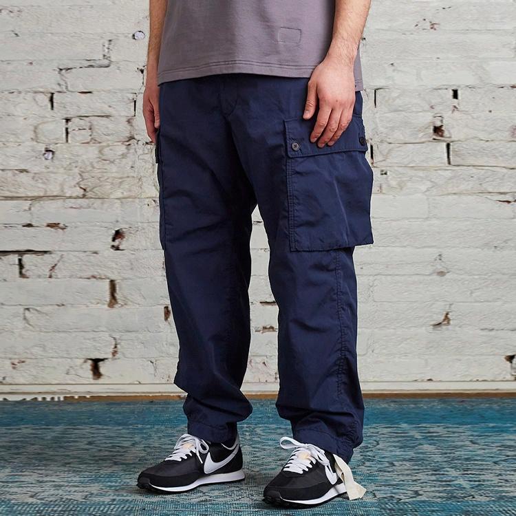 Штаны nanamica SS22 Easy Cargo Pants (однотонные) — Дымчато-черный — фото 2