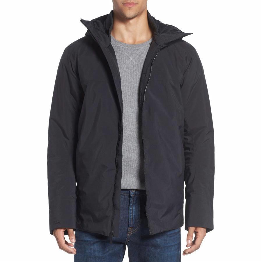 Мужская куртка Arcteryx Solano Koda (черная) — фото 4