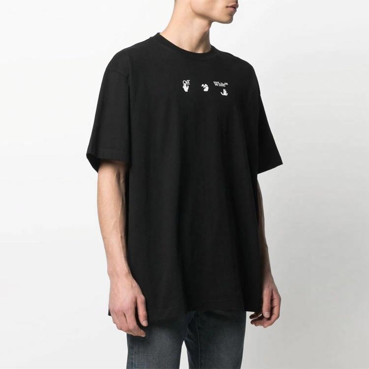 Мужская футболка OFF-WHITE (черная) — фото 3