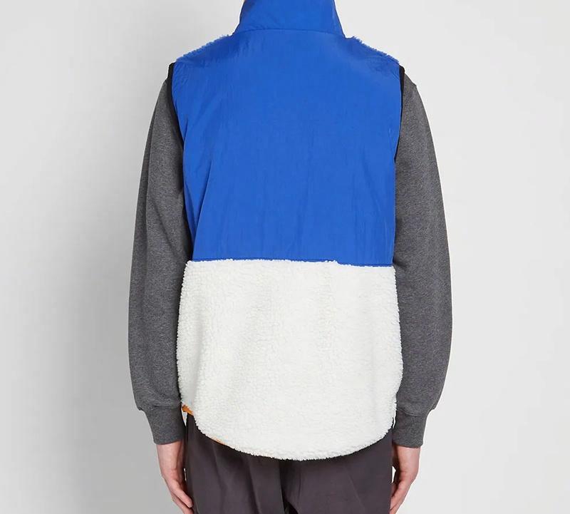 Мужской жилет Nike Sportswear Sherpa Fleece Gilet (синий) — фото 4