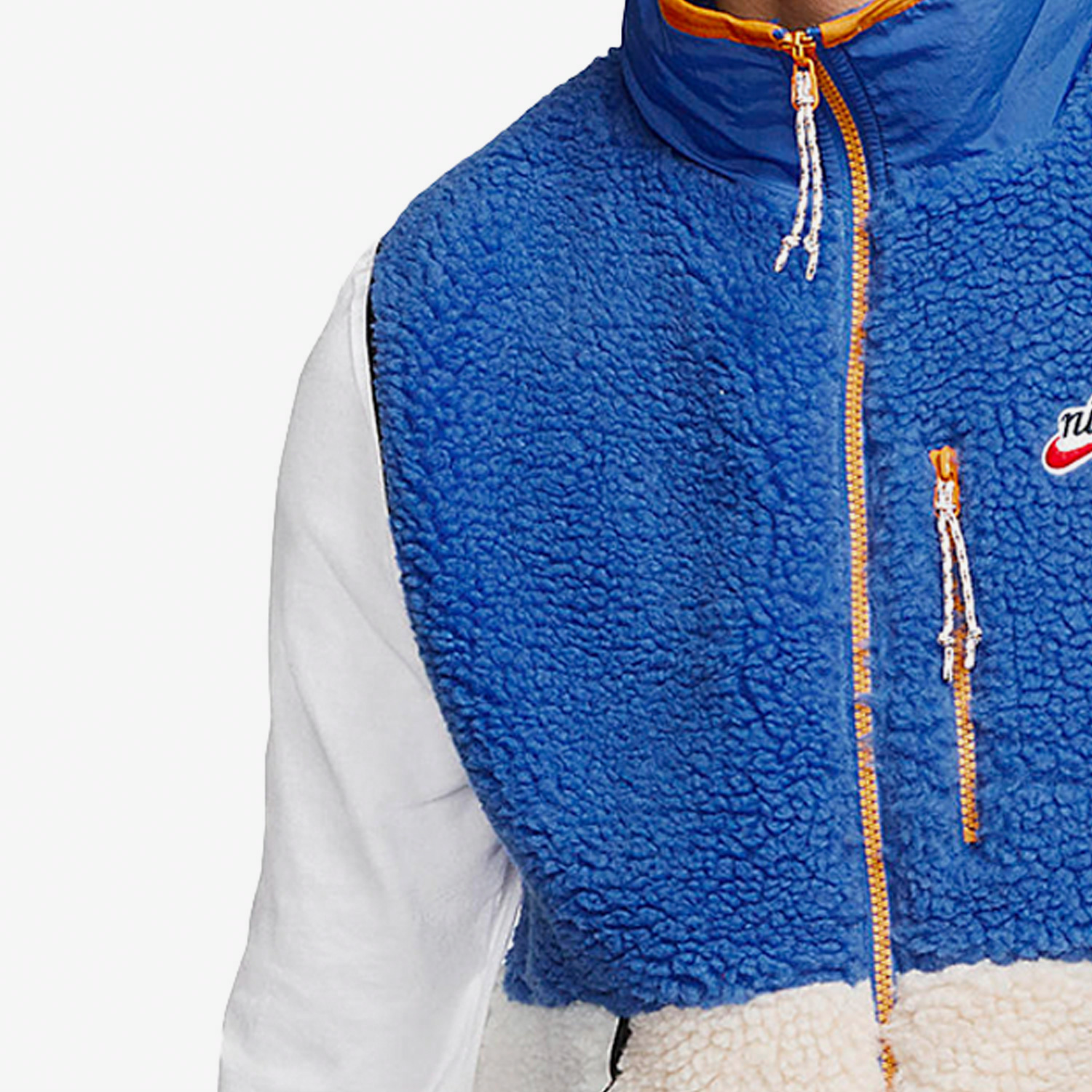 Мужской жилет Nike Sportswear Sherpa Fleece Gilet (синий) — фото 7