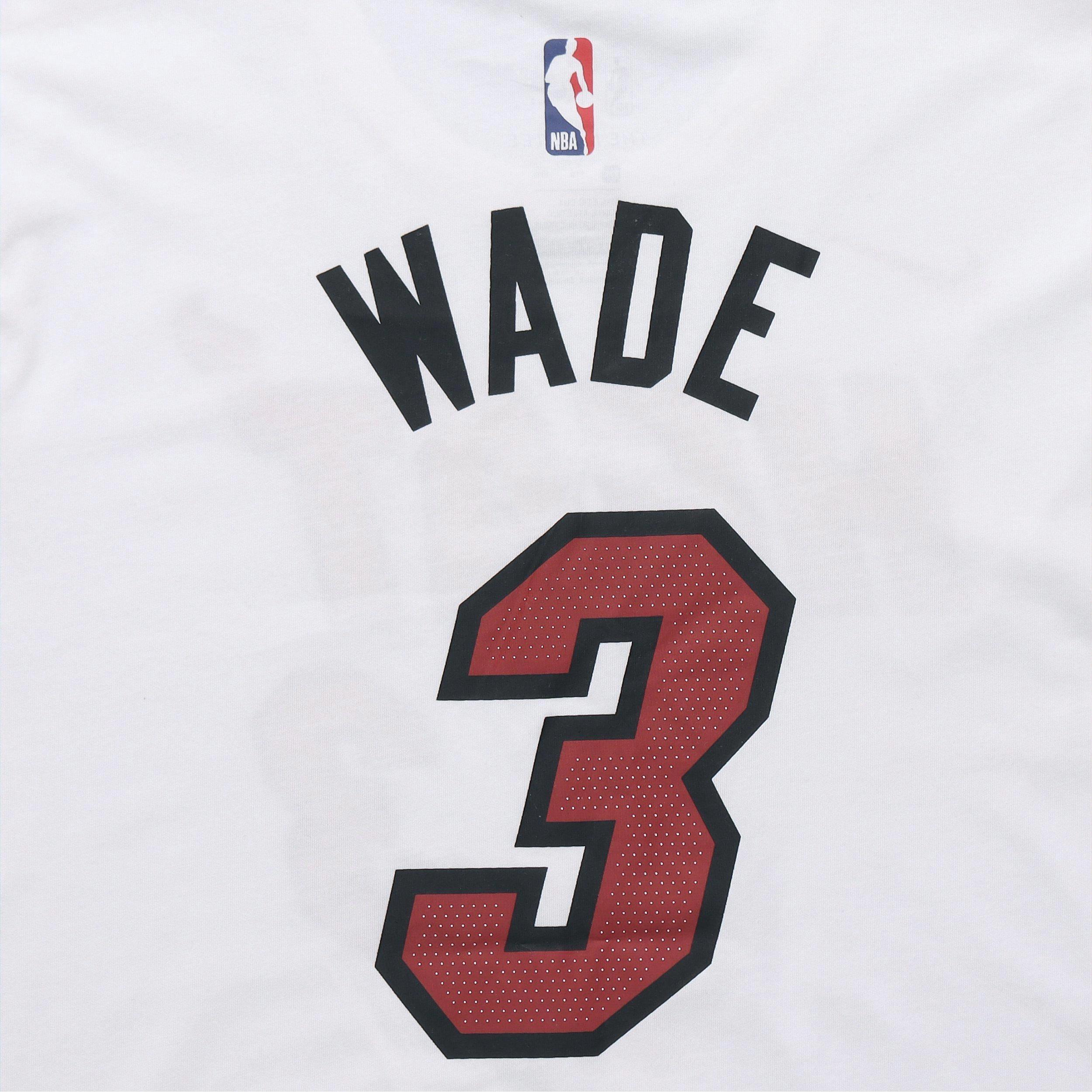 Мужская футболка Nike NBA Wade T (белая) — фото 4