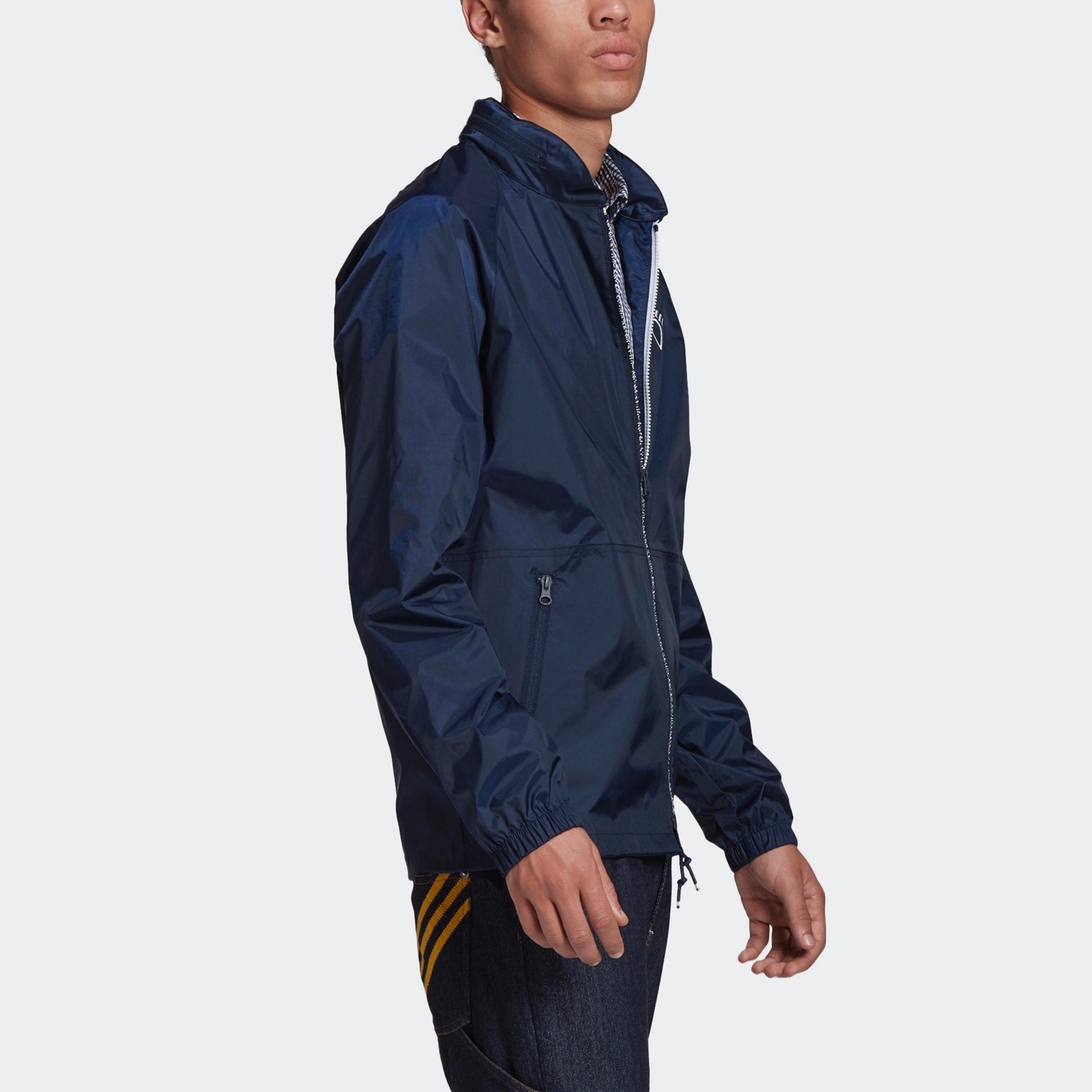 Мужская куртка adidas originals (темно-синяя) — фото 5
