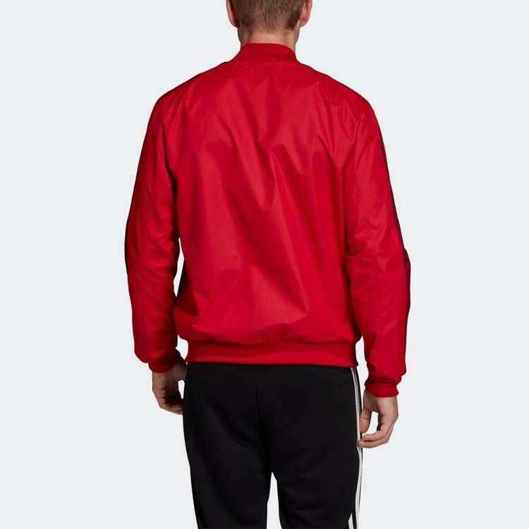 Мужская куртка adidas (красный) — фото 4