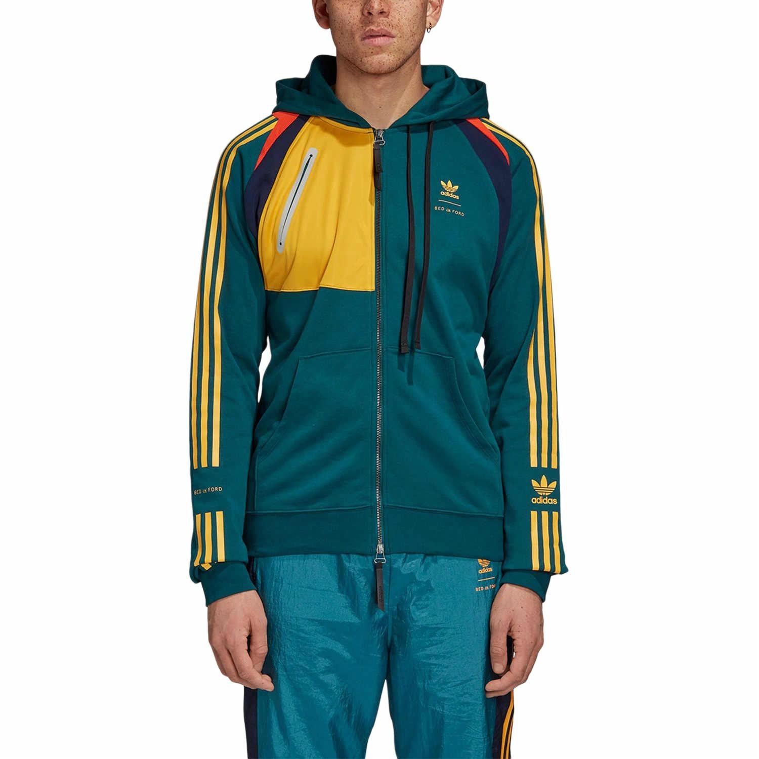 Мужская худи adidas originals BED J.W. FORD Hoodie (зеленая) — фото 2