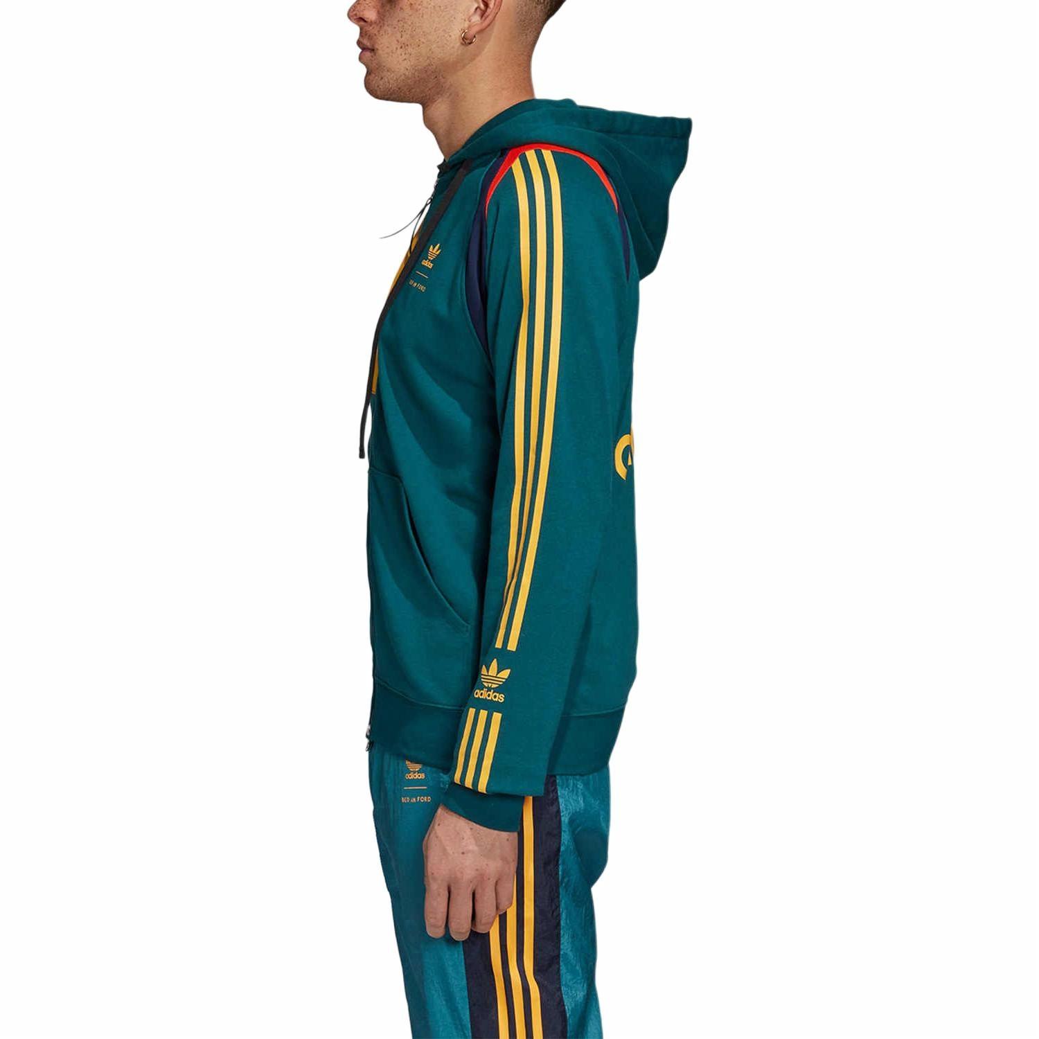 Мужская худи adidas originals BED J.W. FORD Hoodie (зеленая) — фото 3