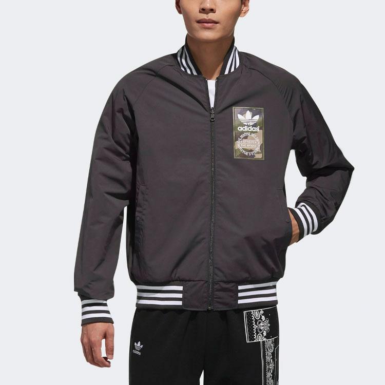 Мужская куртка adidas originals (черная) — фото 4