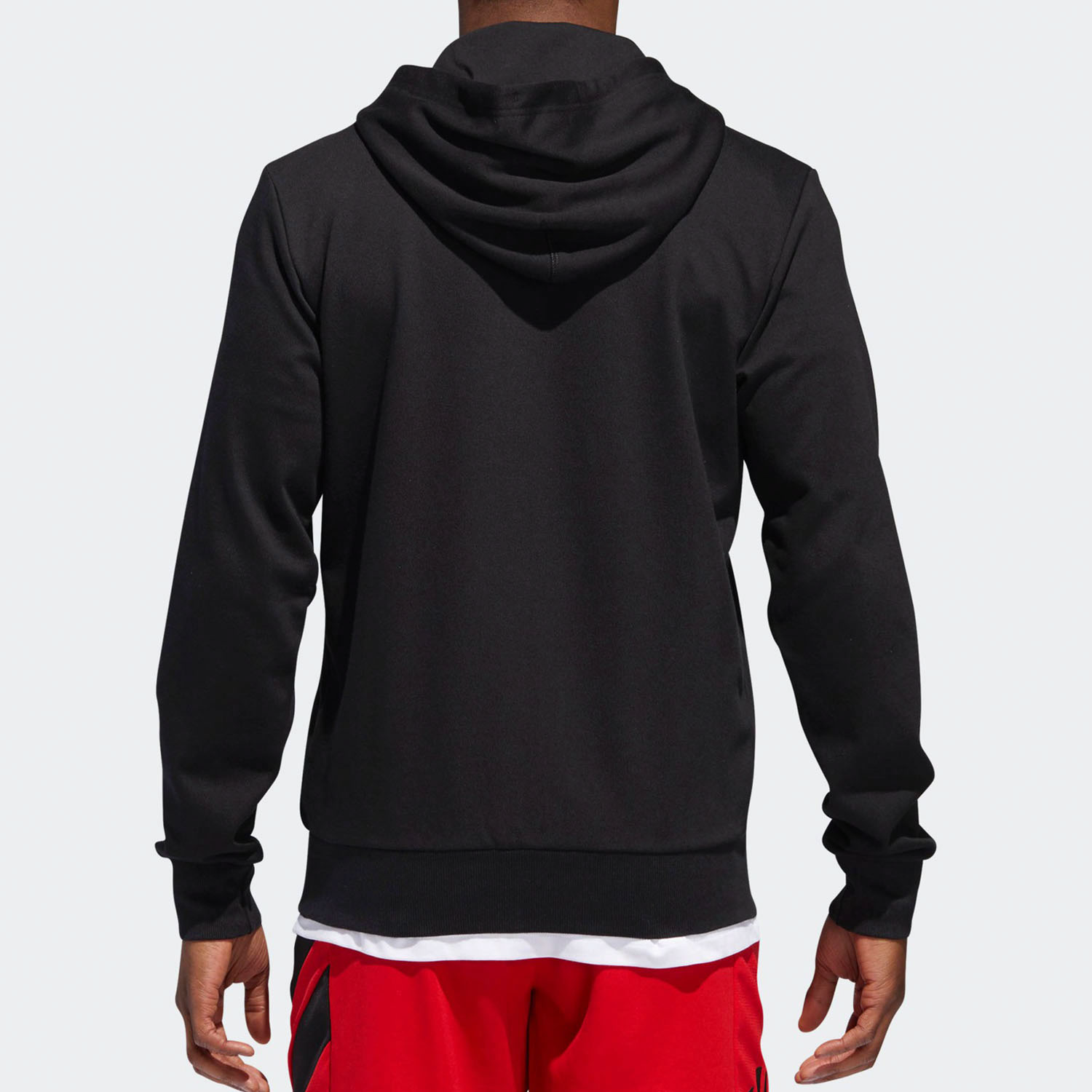 Мужская куртка adidas Harden FZ (черная) — фото 3