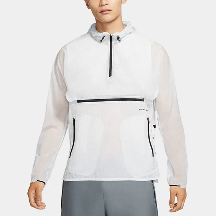 Мужская куртка Nike Run Division Flash (белая) — фото 3