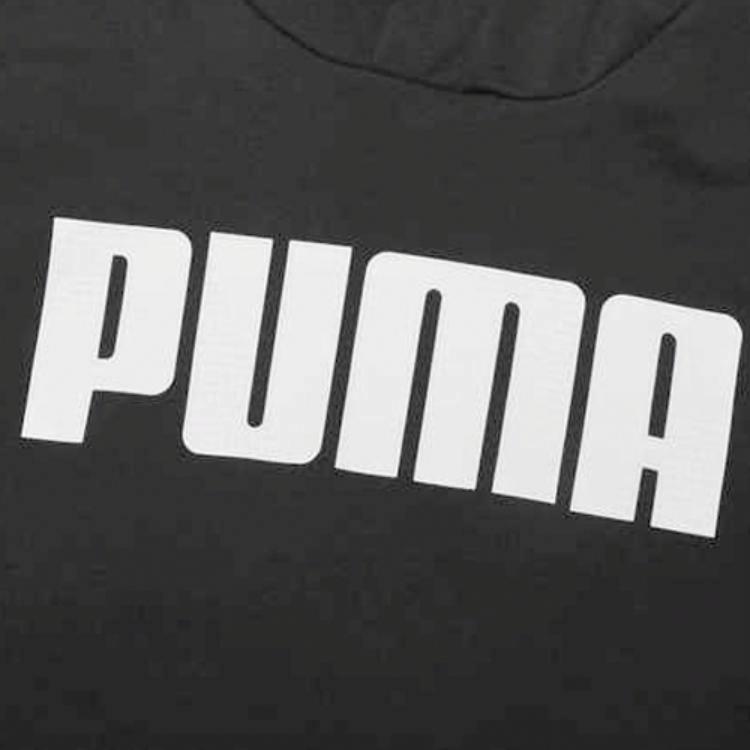 Мужская худи PUMA Active logo (черная) — фото 4