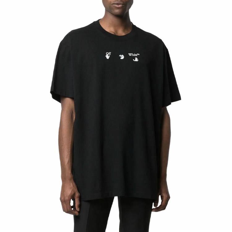 Мужская футболка OFF-WHITE (черная) — фото 3
