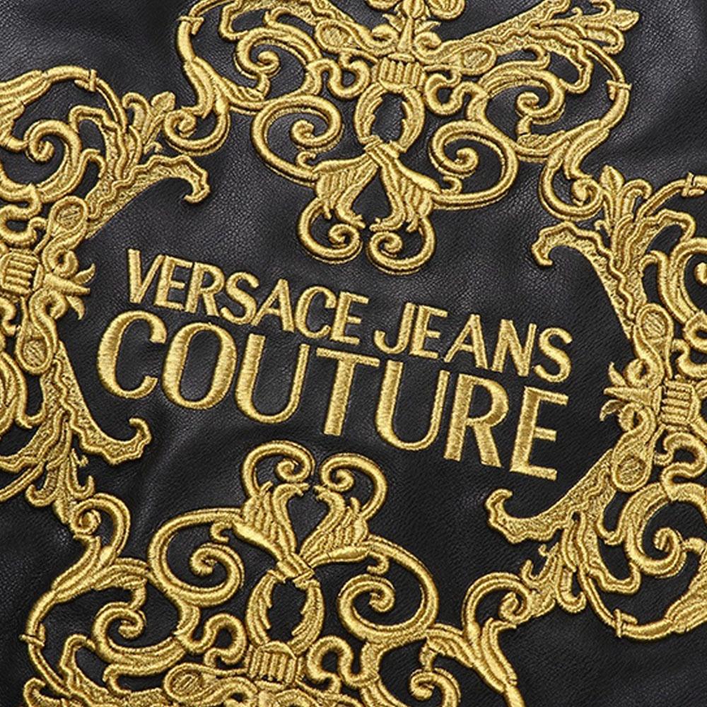 Мужская куртка Versace JEANS COUTURE (черная) — фото 3