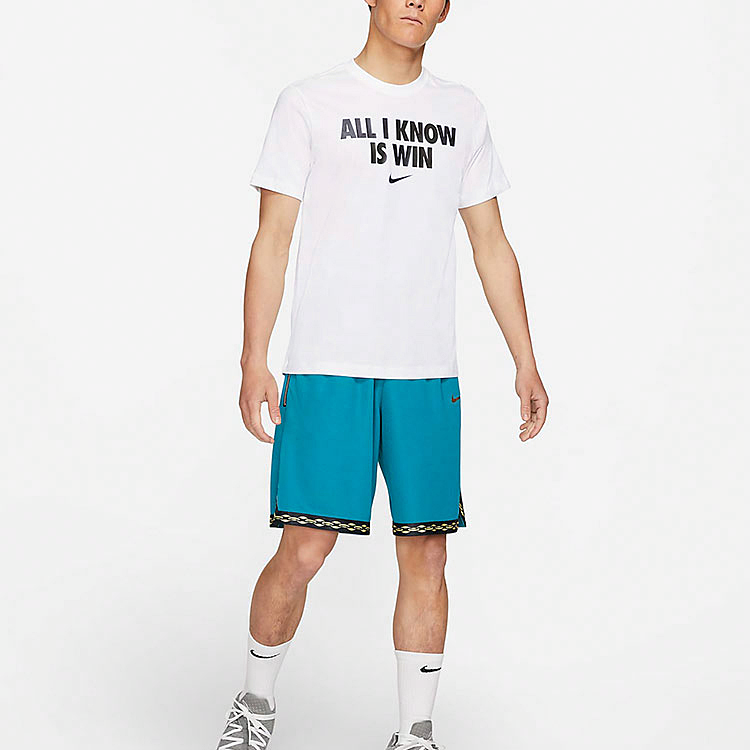Мужская футболка Nike All I Know Is Win (белая) — фото 5