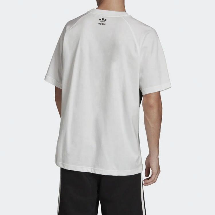 Мужская футболка adidas originals Big Trefoil Boxy Tee (белая) — фото 3