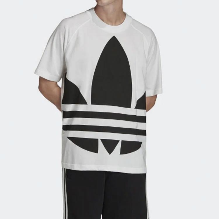 Мужская футболка adidas originals Big Trefoil Boxy Tee (белая) — фото 2