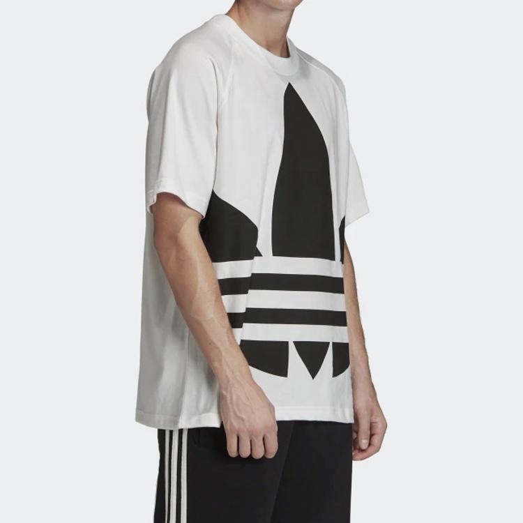 Мужская футболка adidas originals Big Trefoil Boxy Tee (белая) — фото 4