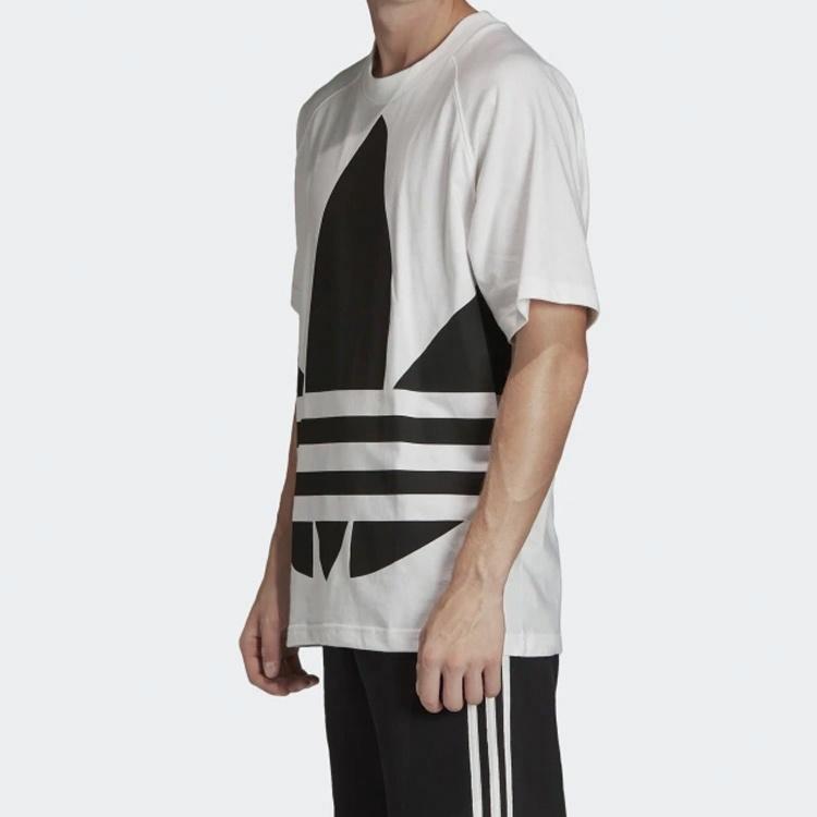 Мужская футболка adidas originals Big Trefoil Boxy Tee (белая) — фото 5