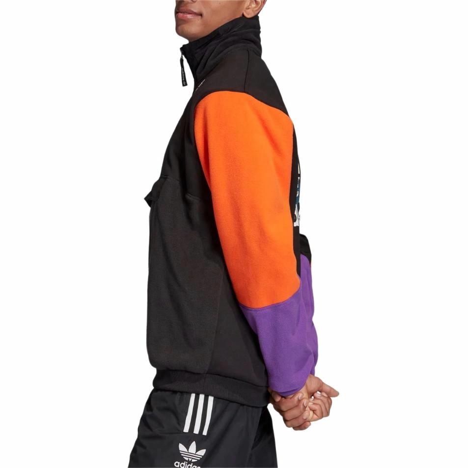 Мужская куртка adidas originals PT3 Fleece Jacket (черная) — фото 5