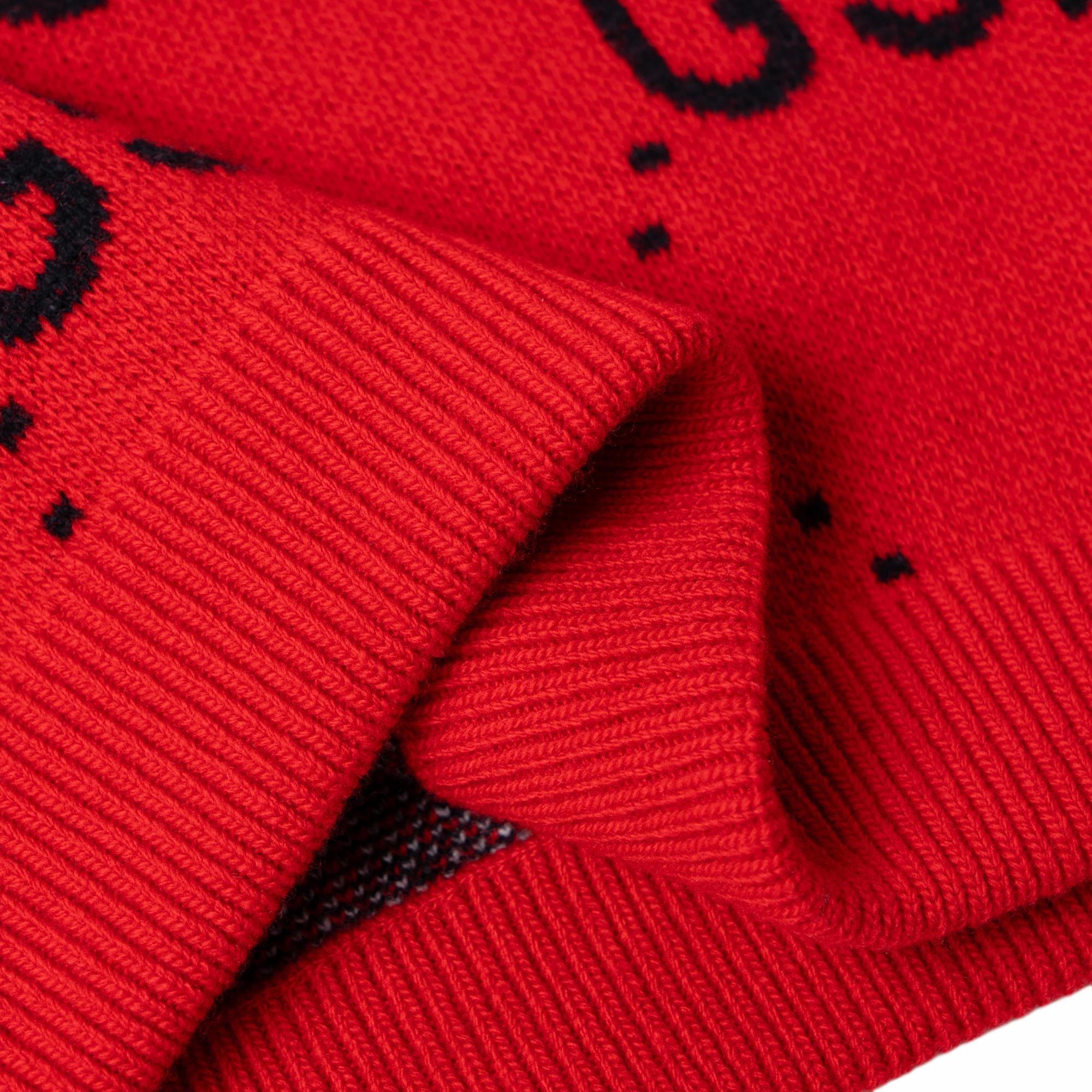 Мужской свитер Gucci FW22 (красный) — фото 8