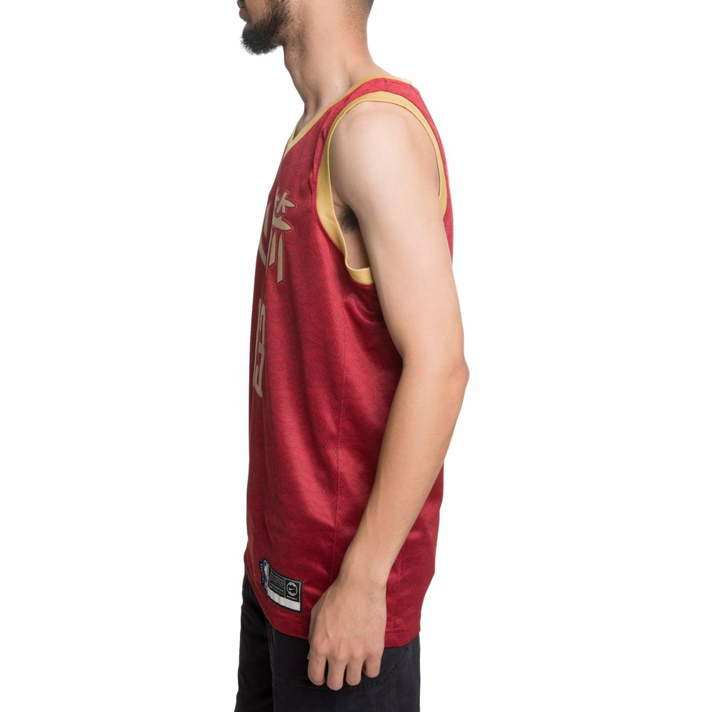 Мужская футболка Nike NBA Jersey 18-19 James Harden (красная) — фото 5