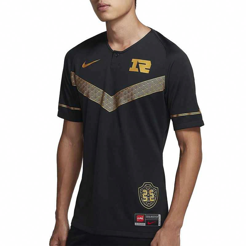 Мужская футболка Nike x lpl RNG (черная) — фото 3
