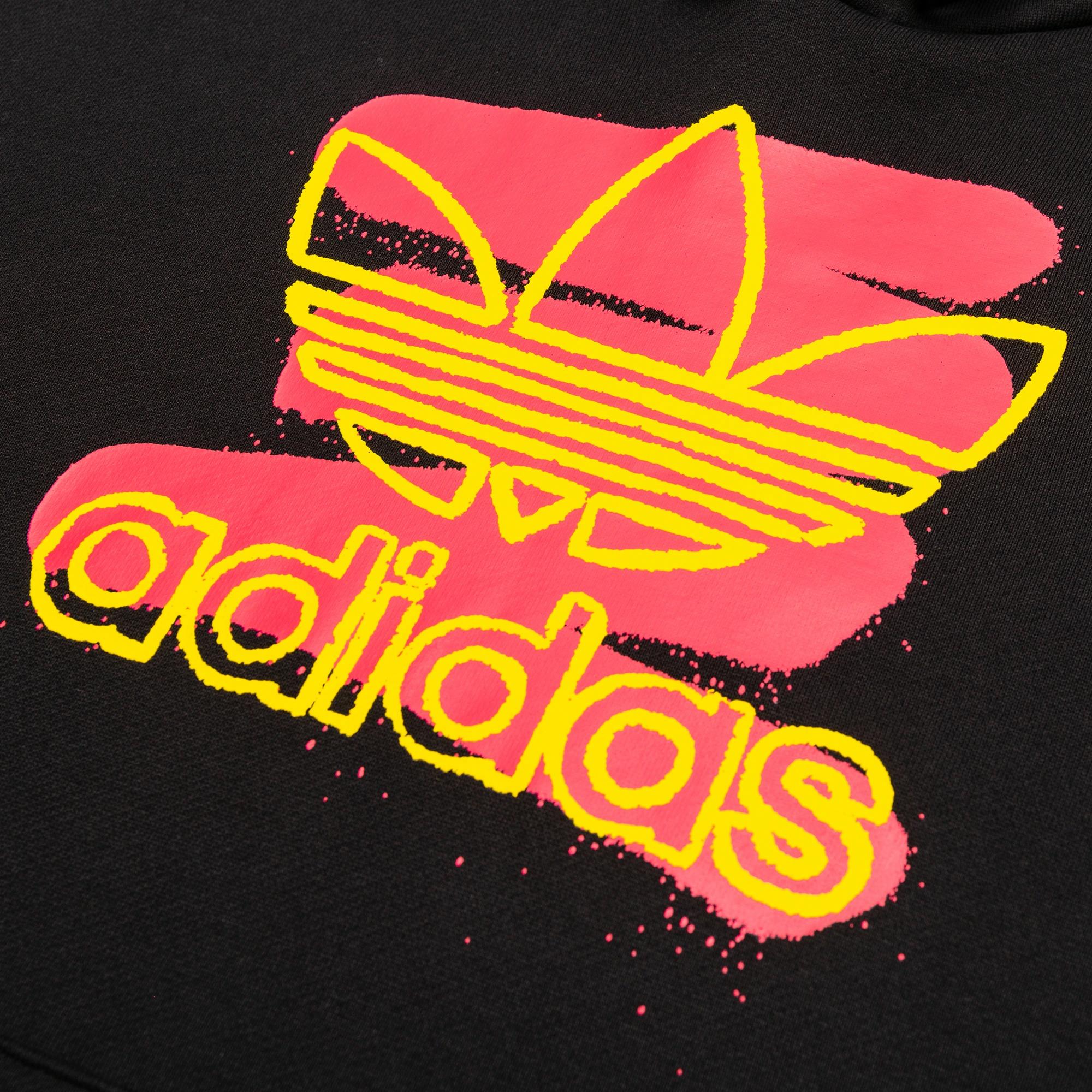 Мужское худи adidas originals Big Logo (черное) — фото 3