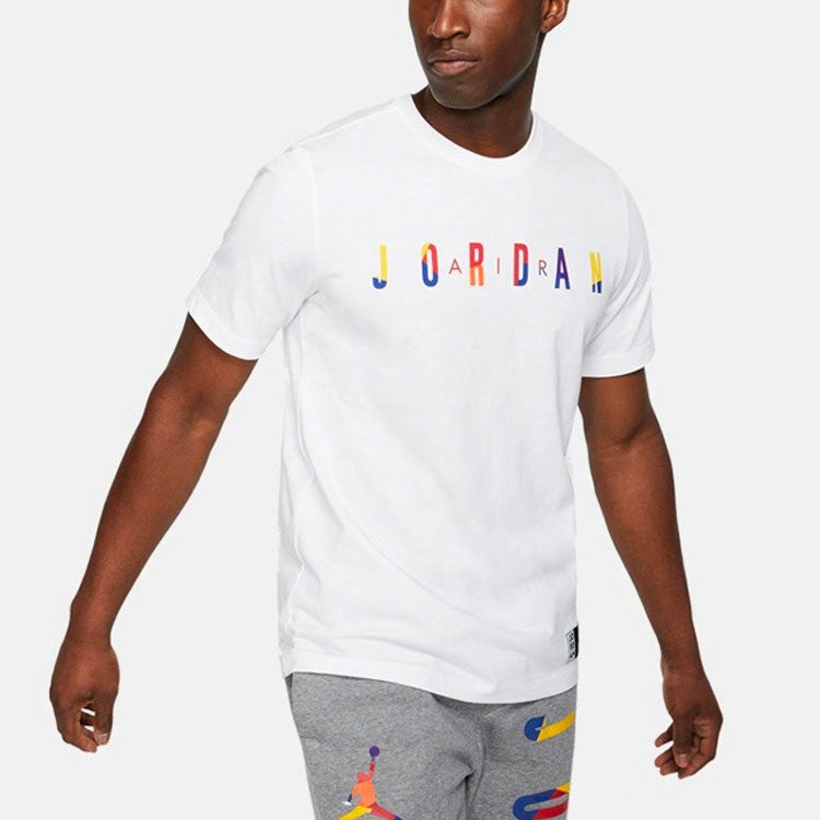 Мужская футболка Jordan (белая) — фото 3
