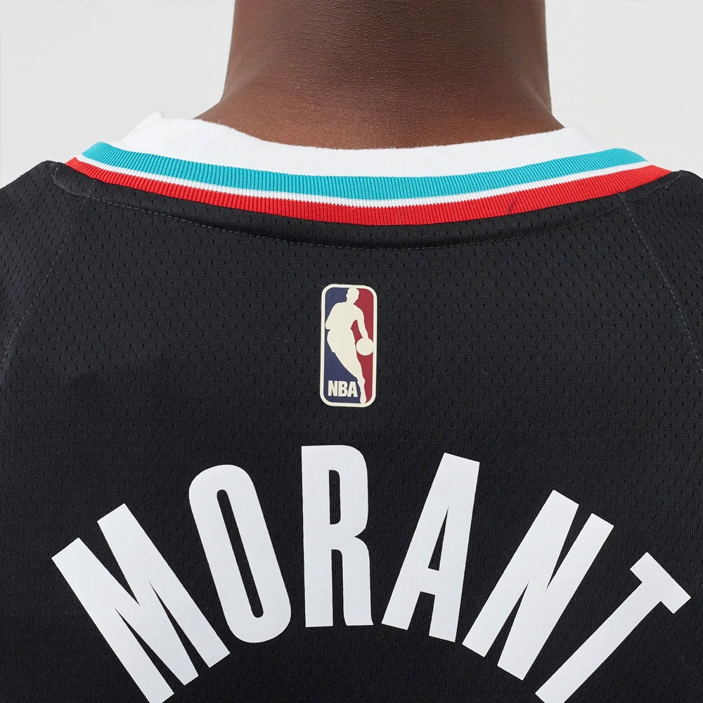 Мужская футболка-майка Nike NBA Мемфис Гриззлис Джа Морант (черная) — фото 6