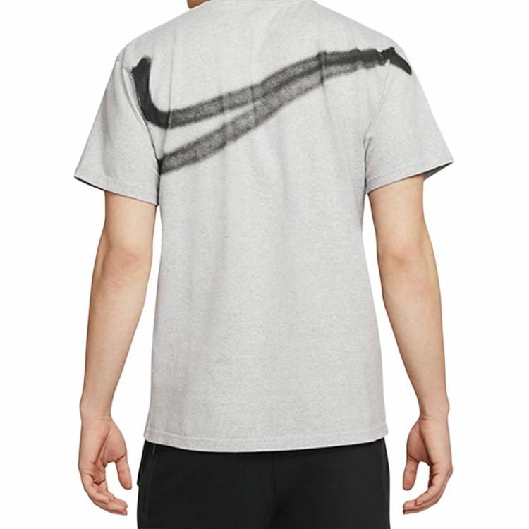 Мужская футболка Nike Sportswear JDI (светло-серая) — фото 4