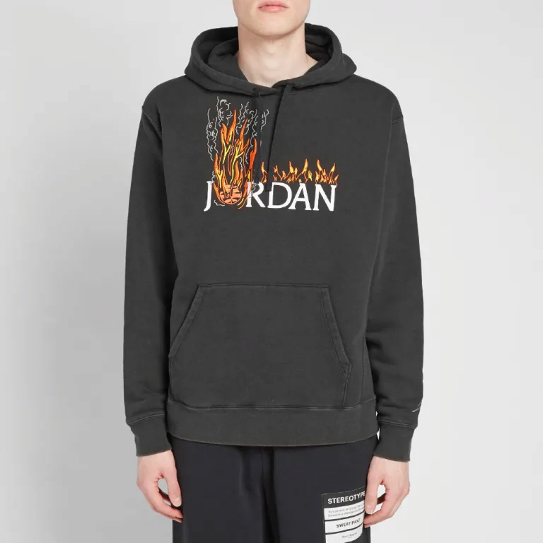 Мужские худи Jordan x Travis Scott Travis Scott x Air Jordan Track (черный) — фото 3