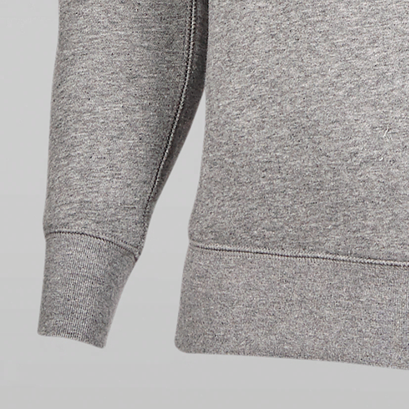 Мужской свитшот Jordan Fleece Crew (карбоновый серый) — фото 4