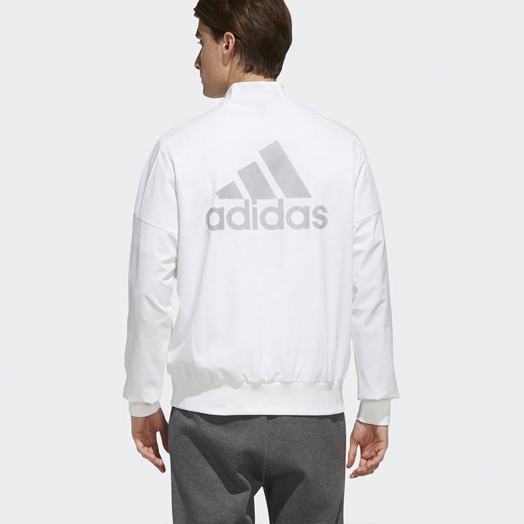 Мужская куртка adidas O2 JKT 3S Bomb (белая) — фото 4