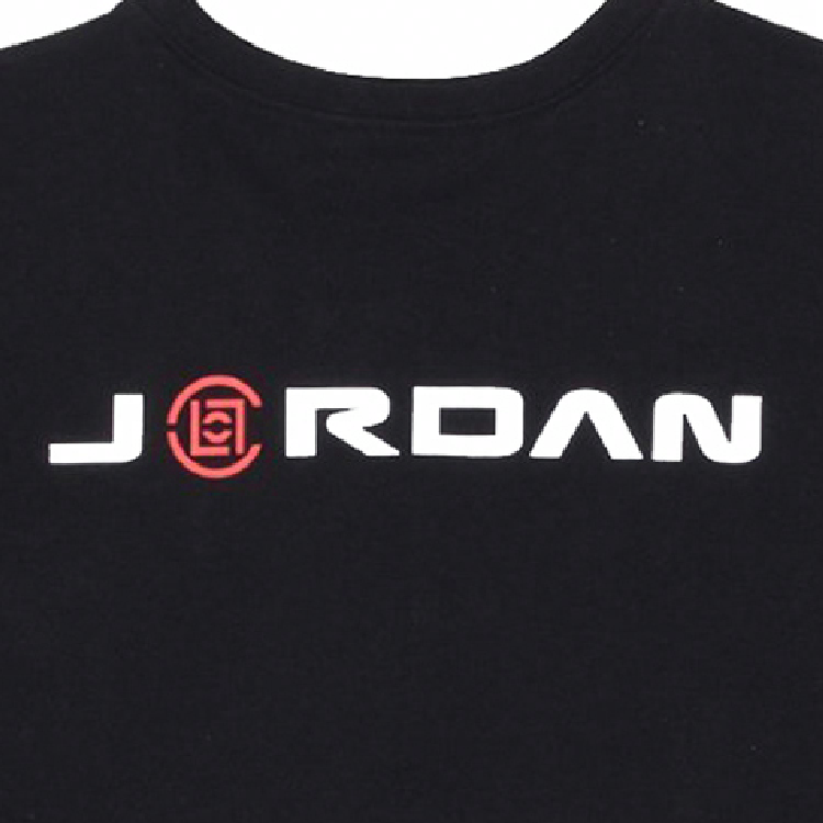 Мужская футболка Jordan x CLOT (черная) — фото 4