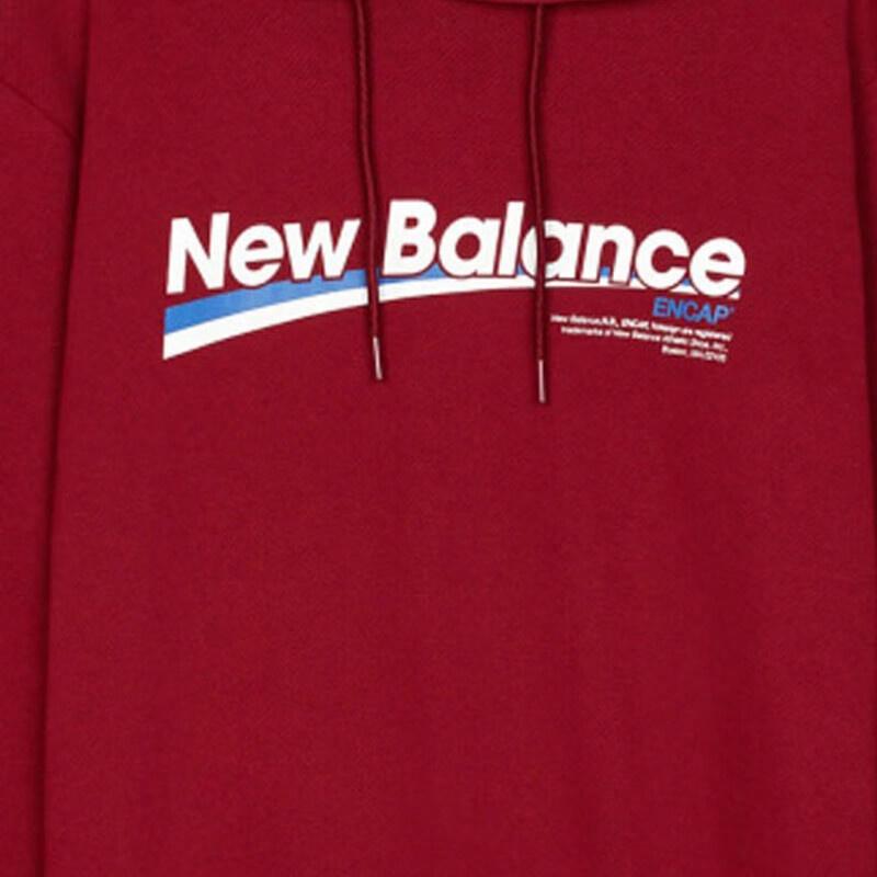 Худи New Balance (бордовое) — фото 3