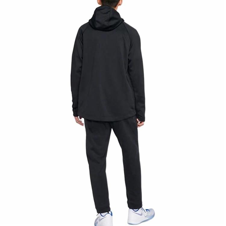 Мужское худи Nike Therma Hoodie (черное) — фото 4