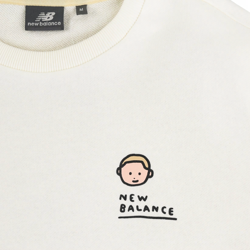 Мужское худи New Balance x Zero Per Zero (белое) — фото 3