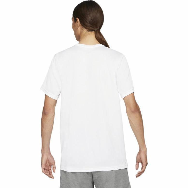 Мужская футболка Nike Df Superset Top Ss T (белая) — фото 5