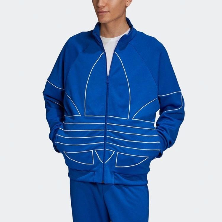 Мужская куртка adidas originals B Tf Out Ply Tt Logo (синяя) — фото 3