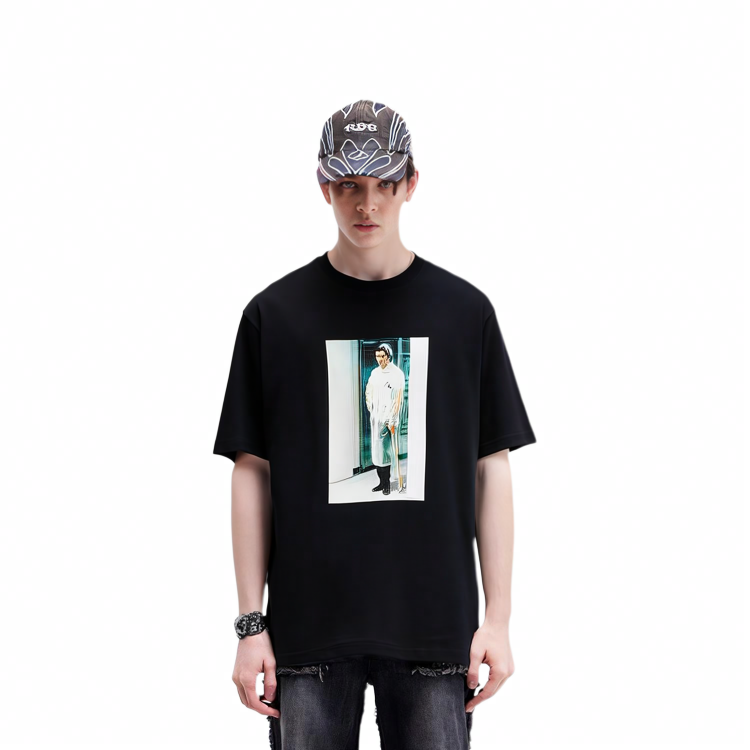 Футболка Palace American Psycho T-shirt (черная) — фото 3