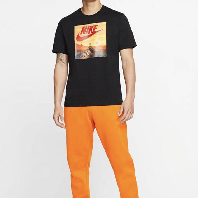 Мужская футболка Nike T (черная) — фото 3