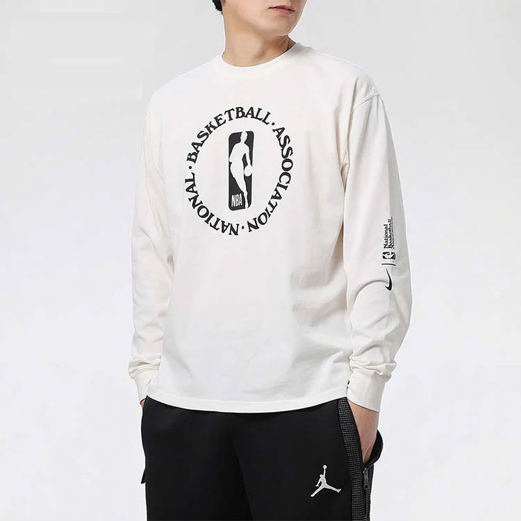Мужская толстовка Nike (молочная) — фото 3
