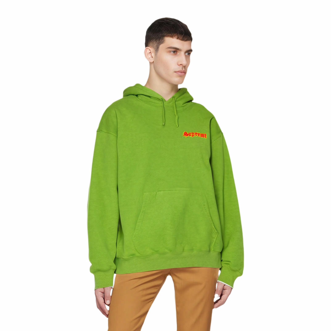Худи Supreme SS21 Week 1 Love Hooded Sweatshirt (черный) — фото 9