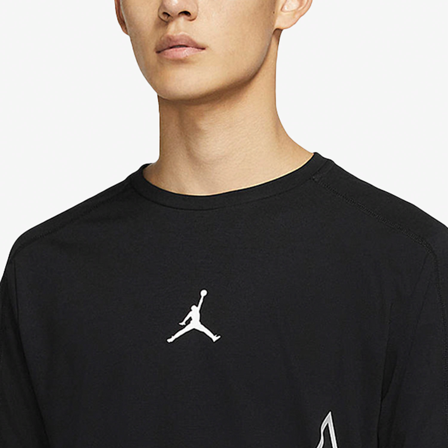 Мужская футболка Jordan Air T (черная) — фото 5